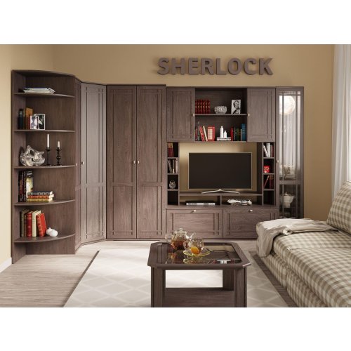 

Гостиная ГМФ, Ясень анкор темный, Sherlock ясень анкор темный