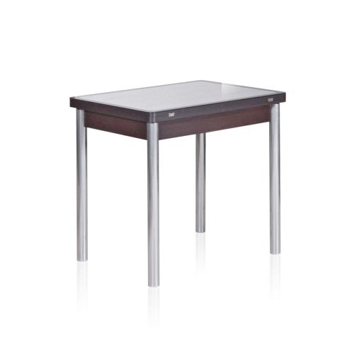 

Стол Кубика, Венге/кожа к11/темно-коричневое стекло/хром-лак, Мюнхен-2 new венге/кожа К11/темно-коричневое стекло/хром-лак