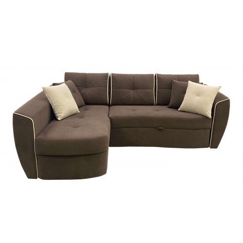 

Диван Аквилон, Ультра шоколад/ ультра айвори, Десерт левый НПБ ультра шоколад/ ультра айвори