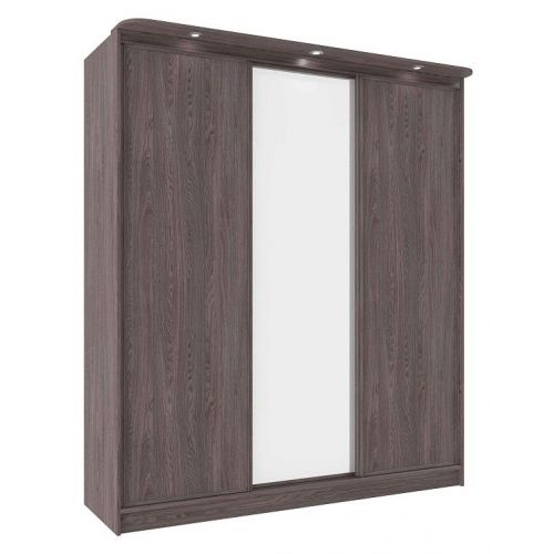 

Шкаф ГМФ, Ясень анкор темный, Домашний 2000 с карнизом ясень анкор темный